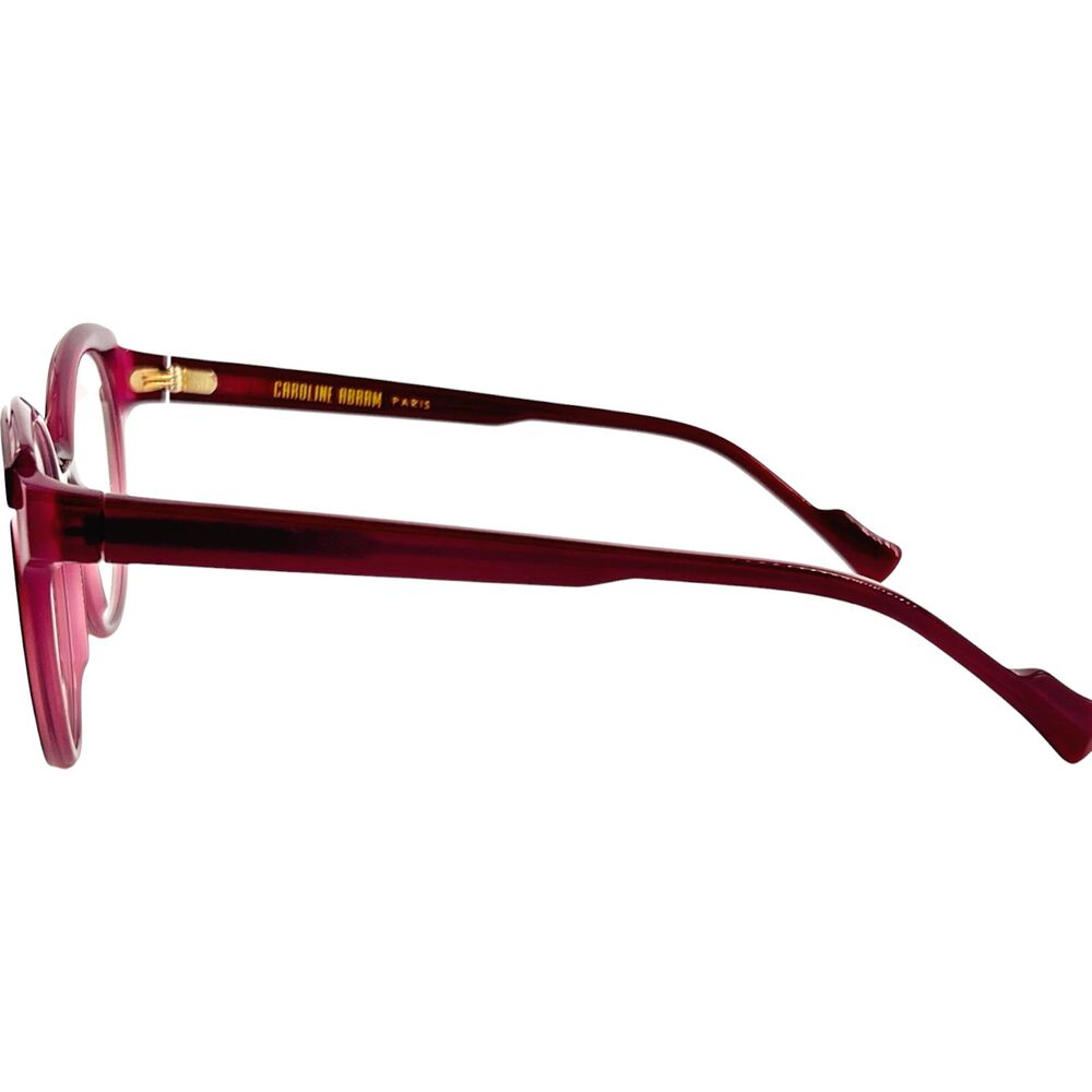 Caroline Abram Segolene Womens Eyeglass Frame 521 Plum - Picture 4 of 5
